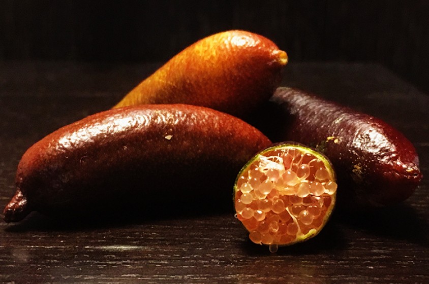 A tavola con il finger lime