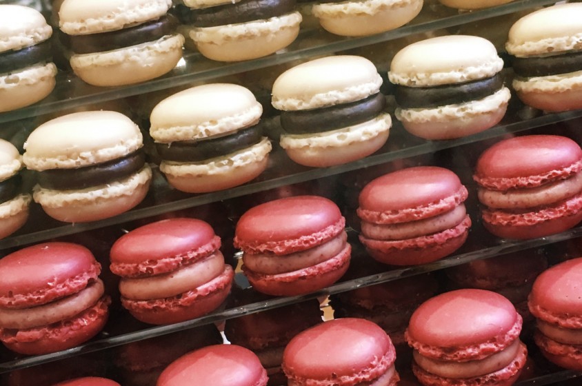 Macaron e coloranti