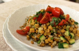 Orzo e colori al salto