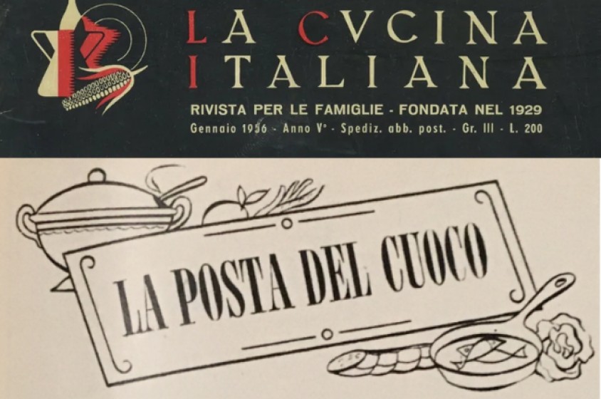 &ldquo;La posta del cuoco&rdquo; nel 1955