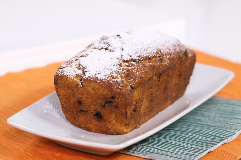 Plumcake pere e cioccolato