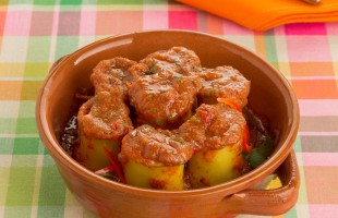 Paccheri in Porpora