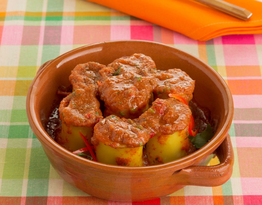 Paccheri in Porpora