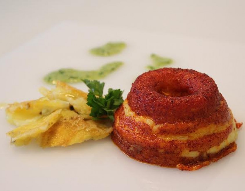 Sformatino di baccal&agrave; in rosso