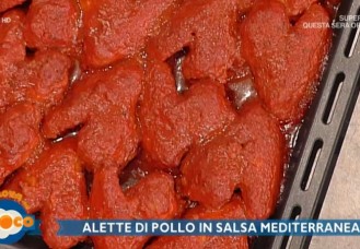 Le alette di pollo in salsa agrodolce
