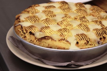 Torta di patate, fontina e verdure 