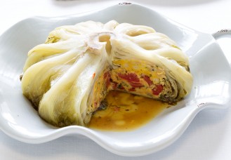 Scarole farcite al caprino 